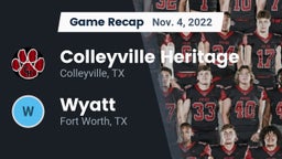 Recap: Colleyville Heritage  vs. Wyatt  2022