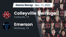 Recap: Colleyville Heritage  vs. Emerson  2022
