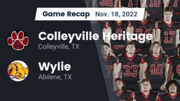 Recap: Colleyville Heritage  vs. Wylie  2022