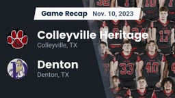 Recap: Colleyville Heritage  vs. Denton  2023