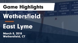 Wethersfield  vs East Lyme  Game Highlights - March 8, 2018
