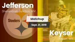 Matchup: Jefferson High vs. Keyser  2018