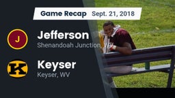 Recap: Jefferson  vs. Keyser  2018