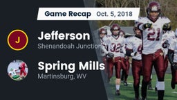 Recap: Jefferson  vs. Spring Mills  2018