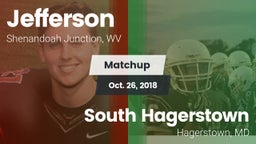 Matchup: Jefferson High vs. South Hagerstown  2018