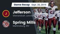 Recap: Jefferson  vs. Spring Mills  2019