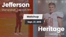 Matchup: Jefferson High vs. Heritage  2019