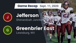 Recap: Jefferson  vs. Greenbrier East  2020