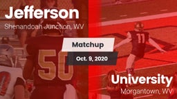Matchup: Jefferson High vs. University  2020