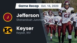 Recap: Jefferson  vs. Keyser  2020
