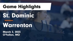 St. Dominic  vs Warrenton  Game Highlights - March 2, 2023