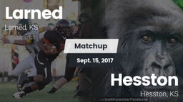 Matchup: Larned  vs. Hesston  2017