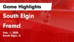 South Elgin  vs Fremd  Game Highlights - Feb. 1, 2020