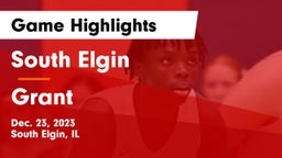 South Elgin  vs Grant  Game Highlights - Dec. 23, 2023