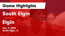 South Elgin  vs Elgin  Game Highlights - Jan. 9, 2024
