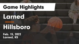 Larned  vs Hillsboro  Game Highlights - Feb. 15, 2022