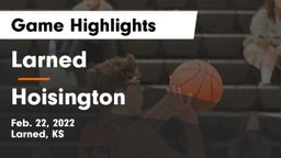 Larned  vs Hoisington  Game Highlights - Feb. 22, 2022