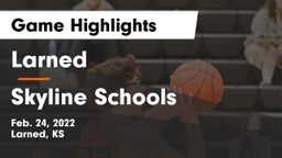 Larned  vs Skyline Schools Game Highlights - Feb. 24, 2022