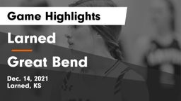 Larned  vs Great Bend  Game Highlights - Dec. 14, 2021