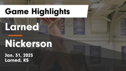 Larned  vs Nickerson  Game Highlights - Jan. 31, 2023