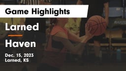 Larned  vs Haven  Game Highlights - Dec. 15, 2023