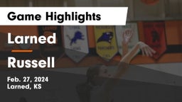Larned  vs Russell  Game Highlights - Feb. 27, 2024