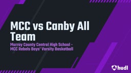 Murray County Central basketball highlights MCC vs Canby All Team 