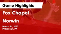 Fox Chapel  vs Norwin  Game Highlights - March 21, 2023