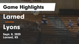 Larned  vs Lyons  Game Highlights - Sept. 8, 2020