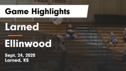 Larned  vs Ellinwood  Game Highlights - Sept. 24, 2020