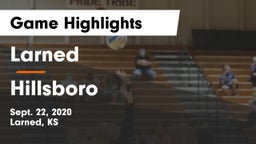 Larned  vs Hillsboro  Game Highlights - Sept. 22, 2020