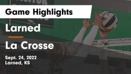 Larned  vs La Crosse  Game Highlights - Sept. 24, 2022