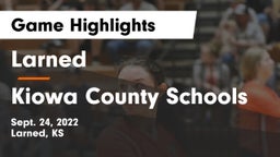 Larned  vs Kiowa County Schools Game Highlights - Sept. 24, 2022