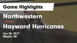 Northwestern  vs Hayward Hurricanes  Game Highlights - Jan 28, 2017