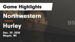 Northwestern  vs Hurley  Game Highlights - Dec. 29, 2020