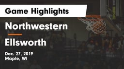 Northwestern  vs Ellsworth  Game Highlights - Dec. 27, 2019