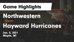 Northwestern  vs Hayward Hurricanes  Game Highlights - Jan. 5, 2021