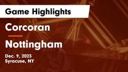 Corcoran  vs Nottingham  Game Highlights - Dec. 9, 2023