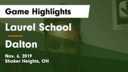 Laurel School vs Dalton  Game Highlights - Nov. 6, 2019