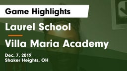 Laurel School vs Villa Maria Academy Game Highlights - Dec. 7, 2019