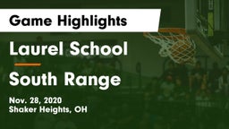 Laurel School vs South Range Game Highlights - Nov. 28, 2020