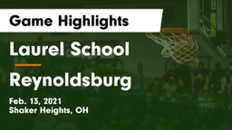 Laurel School vs Reynoldsburg  Game Highlights - Feb. 13, 2021