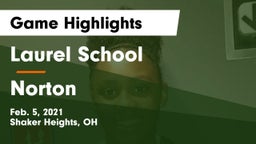 Laurel School vs Norton  Game Highlights - Feb. 5, 2021