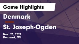 Denmark  vs St. Joseph-Ogden  Game Highlights - Nov. 23, 2021