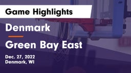 Denmark  vs Green Bay East  Game Highlights - Dec. 27, 2022