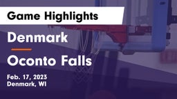 Denmark  vs Oconto Falls  Game Highlights - Feb. 17, 2023