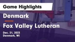 Denmark  vs Fox Valley Lutheran  Game Highlights - Dec. 21, 2023