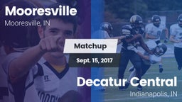 Matchup: Mooresville High vs. Decatur Central  2017
