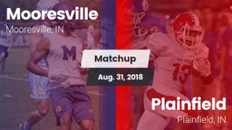 Matchup: Mooresville High vs. Plainfield  2018