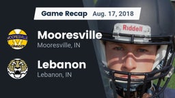 Recap: Mooresville  vs. Lebanon  2018